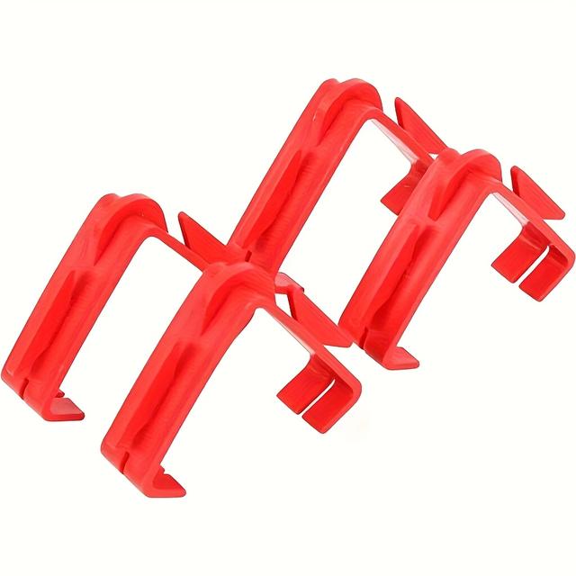 TEMU 4 ชิ้น คลิปยึดสายภายนอก โปรไฟล์อิฐสำหรับงานก่อสร้าง บลาคส์