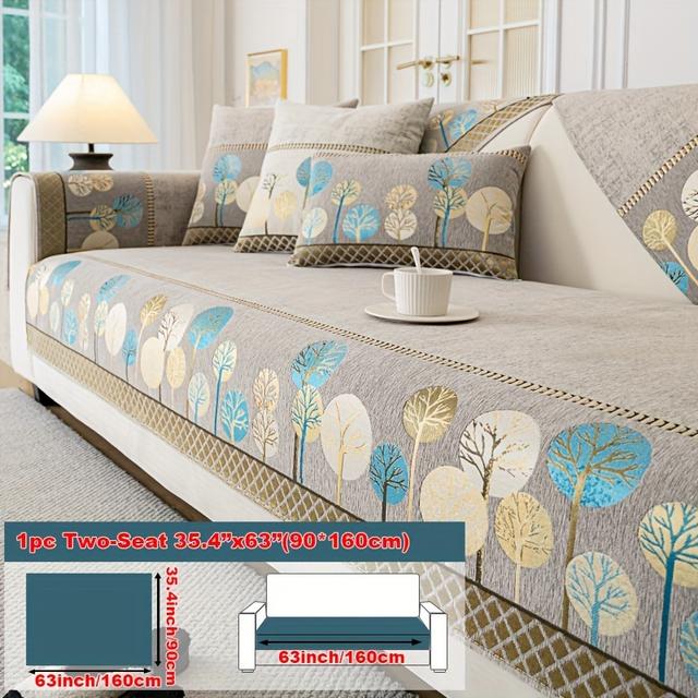 TEMU 1pc Anti Slip Chenille Sofa Dot, Exquisite, Simple And Pattern, Suitable For , Sofa Cushion, Furniture Protection, Bedroom, Office, Living Room, Home Decoration