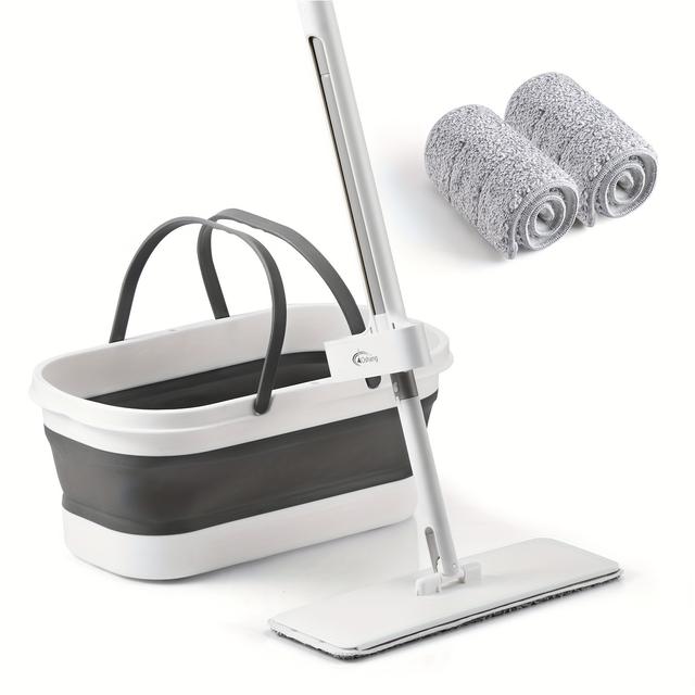TEMU Oshang Mop And , For Cleaning, , -steel , 2 & Reusable
