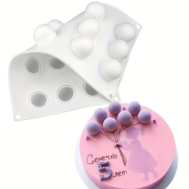 TEMU 1pc Spherical Mousse Cake Mold, 3d Silicone Mold, Pudding Mold, Chocolate Mold Used For Diy Cake Decoration Tools, Baking Tools Kitchen Accessories