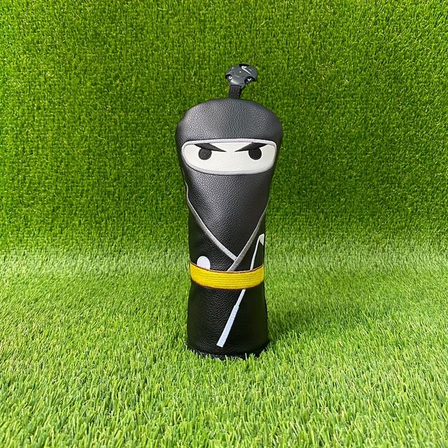TEMU Pattern Black Golf Club Head Covers Provide Protection And Style, 3/5th Wood Ut Wood Rod Cover Protector, Suitable For All Types Of Golf Clubs, Essential Accessory For Golf Enthusiasts