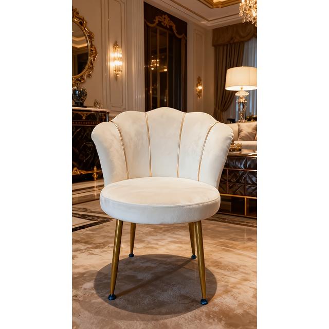 TEMU Tabouret à coque souple unique 2025 avec accents de velours - Chaise de moderne pour chambre à coucher, bureau et bureau à domicile, fonctionnement manuel, pas d'électricité , facile