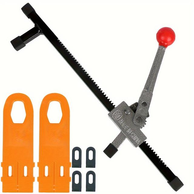 TEMU ชุดซ่อมตัวถังรถยนต์ ประกอบด้วยเครื่องมือดึงรอยบุบแบบไม่ต้องทาสี 2 ชิ้น พร้อมเฟืองมือและแผ่นดึงกาว