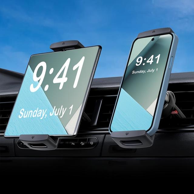 TEMU 차량용 통풍구에 장착하는 자동차 폰 거치대 태블릿 마운트, 4.7-13인치 휴대폰 및 태블릿 및 패드와 호환되는 새로운 차량용 폰 마운트 태블릿 거치대