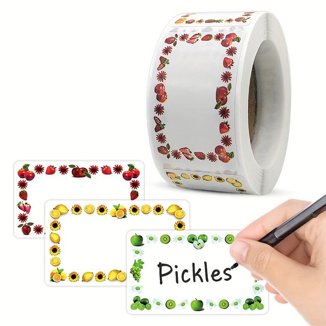 TEMU 250pcs/roll Border Classification Labels, Universal Adhesive Stickers