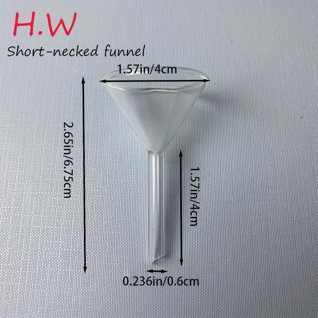 TEMU Borosilikatglas-Lab-Spülset - Säure- und Laugenbeständig, gerade und gebogene Röhren, sicher für Laborfiltration - Enthält 6 verschiedene Stile