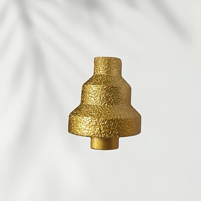 TEMU 20/35/50mm Tile Marble Drill Bit | M10 Threaded High Ceramic Cutting Tool For , Cutting, And Carving In Tile, And Ceramic Materials | Metal, Conventional Spiral Flute, Round Shank