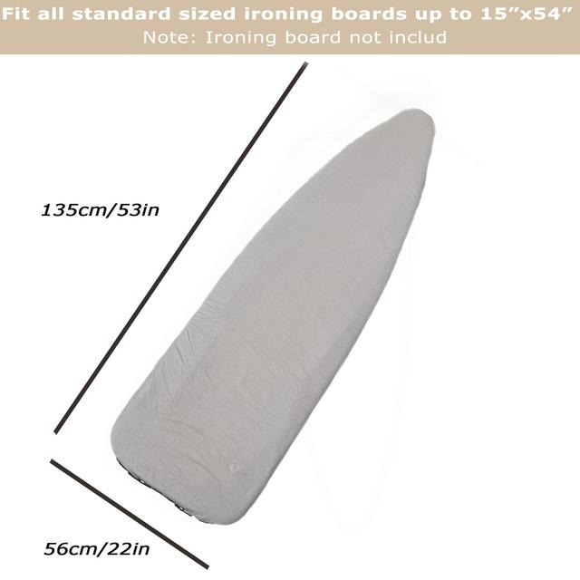 TEMU Advanced High-temperature Ironing Board Cover With Pads And Edges, Multiple Styles , Standard Size