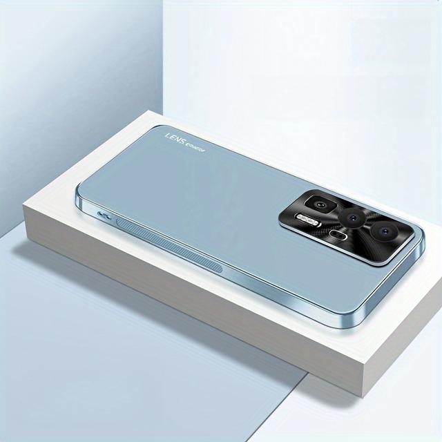 TEMU Phone Case: For Redmi K60/k60pro/k50/k50pro/phone Case, Light And Thin Feel, Drop Resistance Metal Lens, Matte Matte High-end Simple Case, Plated Soft Frame