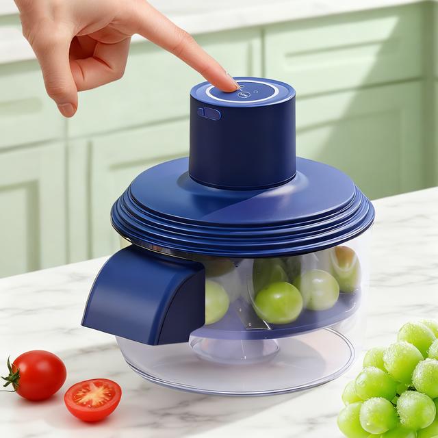 TEMU Veg Peeler Chopper, Usb Rechargeable (no Outlet), 5 Stainless Steel , Auto , Compact Durable Easy-clean, Home/commercial, Housewarming Gift, Grape/tomato/garlic//potato Peeler, Kitchen Gadget