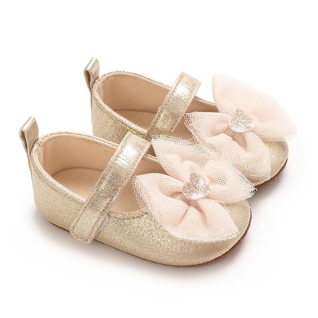 TEMU أحذية أميرة القوس للأطفال من عمر 0 إلى 1 سنة، أحذية أطفال القاعدة شائعة