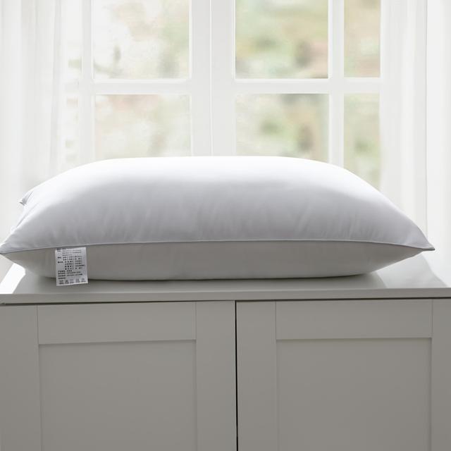 TEMU Brushed Microfiber Pillow Core - High Elasticity 7d Polyester Fiber, Machine Washable, Zipper Closure, White - Bedrooms, Living Rooms, And Hotels, Pillows For Bed