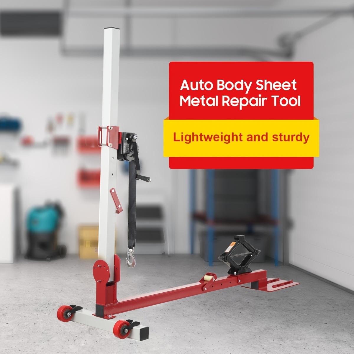 TEMU Car Dent Repair Equipment Including A Pulling Tower, Tools For Auto Body Repairs, And A Kit For Removing Dents From Sheet Metal, With A Range Of 400-1200mm