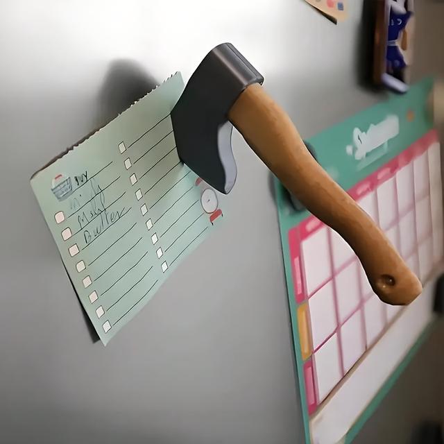TEMU Funny Knife-shaped Magnets For , 3d Axe Fridge Decor, Knife Embellishments, Practical For , A Gift Option, Perfect For Home, Workplace, Lockers, And Metal Cabinet