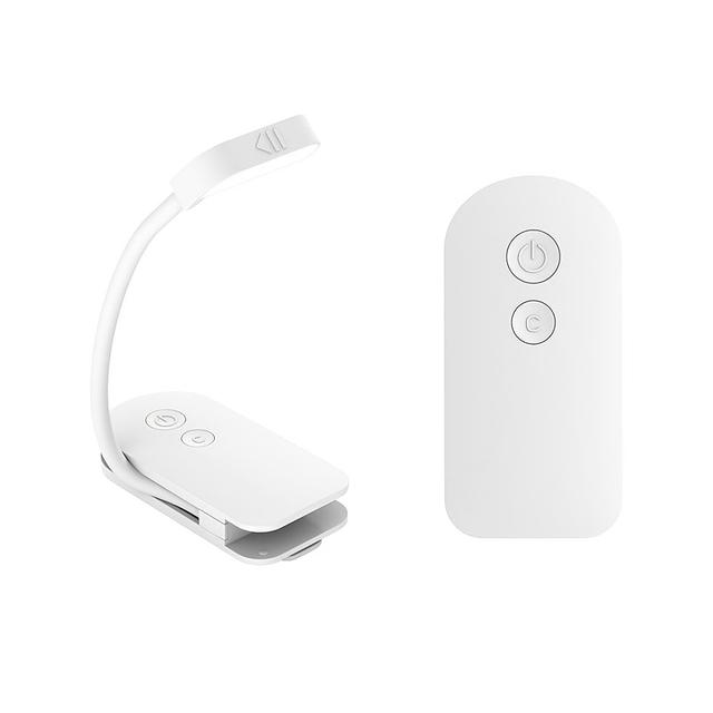 TEMU Shenzhi Tech LED Кліпсова Лампа для Читання - Регульована, Портативна з USB Зарядкою, 3 Рівні Яскравості та 3 Температури Колору на Вибір. Ідеально підходить як Декор Для Приміщень і Дому