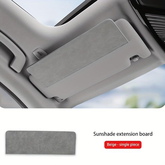 TEMU Car Windshield Sunshade Extension Panel For Driver And Passenger Side, Long Sun Blocker, Car Interior Accessory