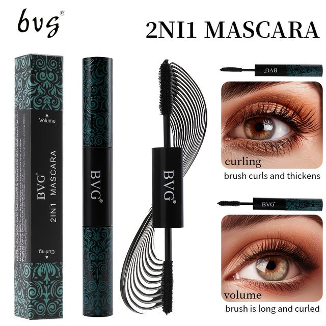 TEMU -one Double Head Liquid Eyeliner Mascara, With Easy Application Natural Thickening Curling Mascara, Waterproof Eyelash Extension, Non-tinting, Fashionable Mascara For Eyes