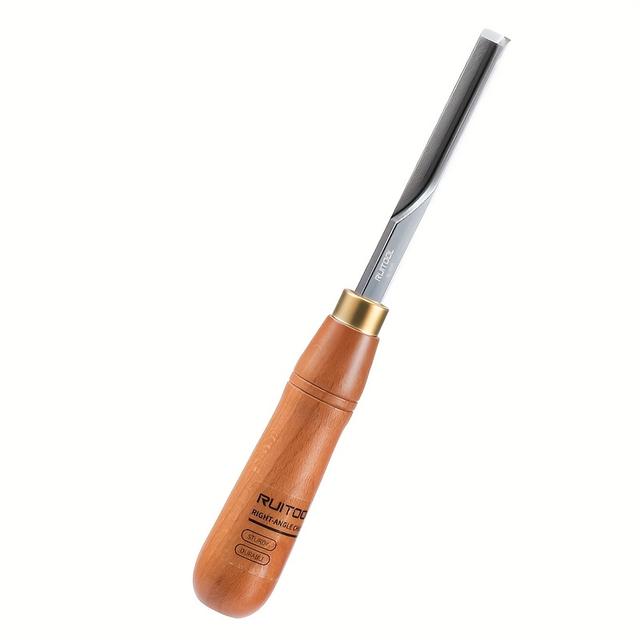 TEMU Ruitool 10 Inch Heavy-duty Corner Chisel With Wood Handle & 40cr - Precision Square Mortise Suitable For Door Framing, Wood Carving, Mortise And Tenon , Professional Carpentry Tools