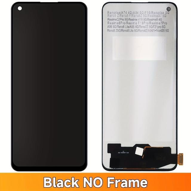 TEMU Compatible 6.4 Inch Lcd Display Touch Screen For Oppo Reno6 Z Cph2237 - Perfect Gift For Kits