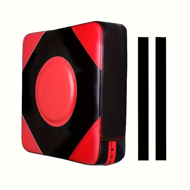 TEMU Wall Mounted Punching Pad, Pu Leather Training For Boxing& Kickboxing, Martial Arts Hand Eye Coordination Durable Fitness Equipment With Safety Strap For Home Gym