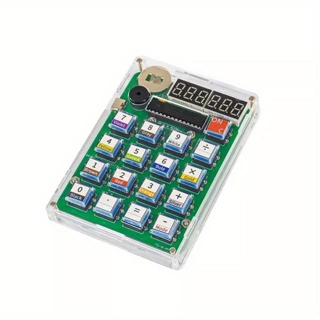 TEMU Tube Display Calculator Electronic Kit Kit Soldering Practice Welding Teaching Resources