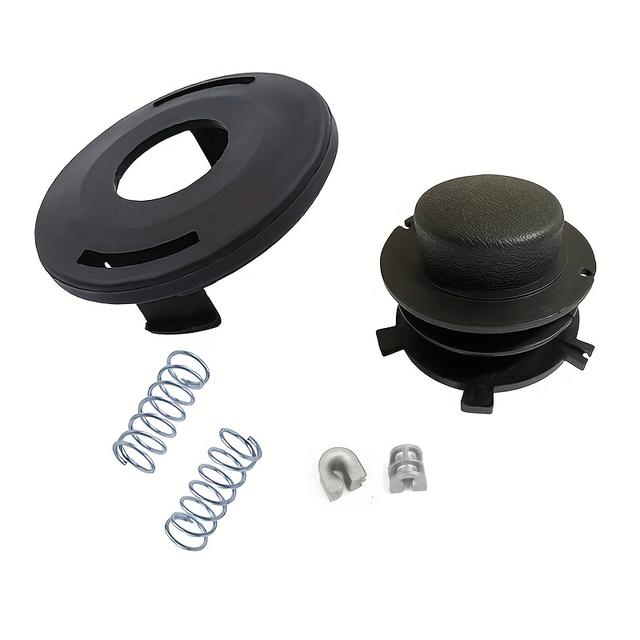 TEMU 1 Set String Trimmer Replacement Parts Head Spool And Cover Cap Kit For Fs110 Fs120 Fs83 Fs85 Fs130 With Feed Eyelet Accessories