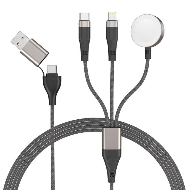 TEMU Portable Charging Cable For Watch, Fast Charging, Charging Cable For Usb C/a For Iwatch Ultra/series 10/9/8/7/6/se2/5/4/3/2 And For /15/14/for -2ft