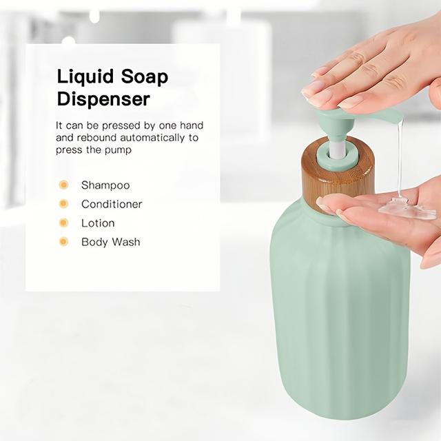 TEMU 1db 500 Ml-es Műanyag Szappanadagoló, Asztali Egyszerű Lotionpalack Pumpával, Fürdőszobai Kézi Szappanadagoló, Újratölthető Üres Palack Samponos Tusfürdőhöz, Fürdőszobai Kiegészítők