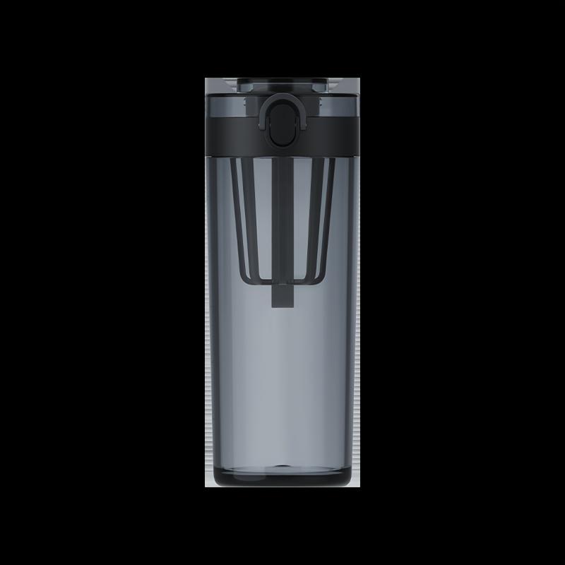 TEMU Botella de Agua Portátil de de 600ML para Fitness, Vaso de Agua Resistente a Fugas con Colador, Capacidad para Actividades al Aire Libre y Deportes
