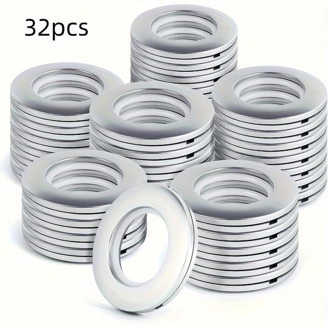 TEMU Window Curtain Eye Ring Round Plastic Ring Inner Diameter Diy Roman Window Curtain Ring Nano Ring