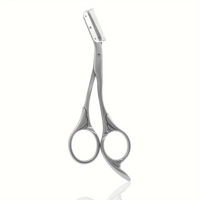 TEMU Scissors For Trimming Eyebrows, Equipped With Combs, Ideal For Makeup, Easy To Shape And Groom For , Perfect Gifts For Both Men And Women, Great For Stocking Stuffers