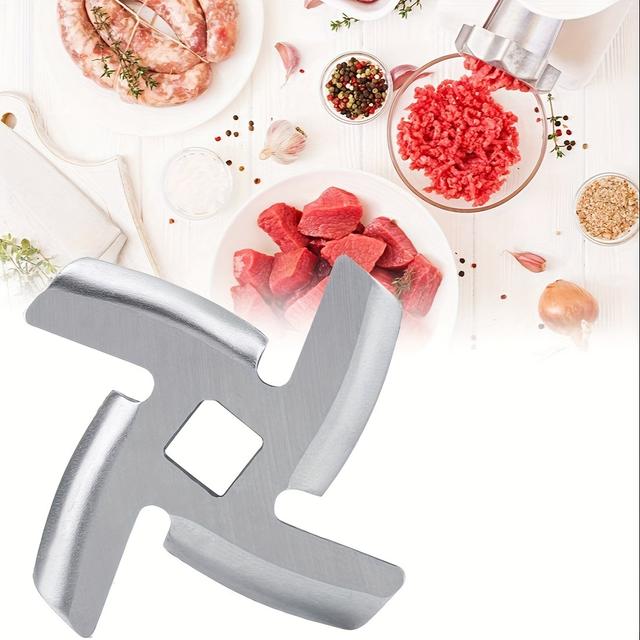 TEMU Drei Fleischwolfklingen aus Edelstahl, Ersatzklingen