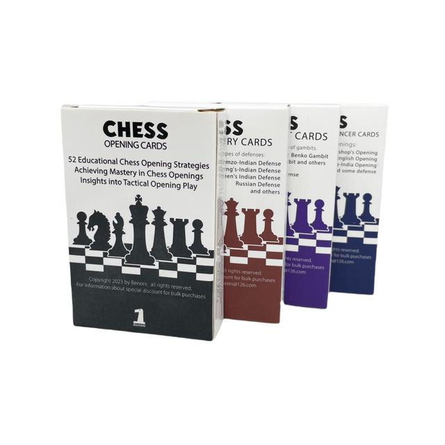 TEMU Eröffnungskarten - Das Geschenk für Schachbegeisterte, um Strategien, Taktiken und Eröffnungsspiele zu lernen