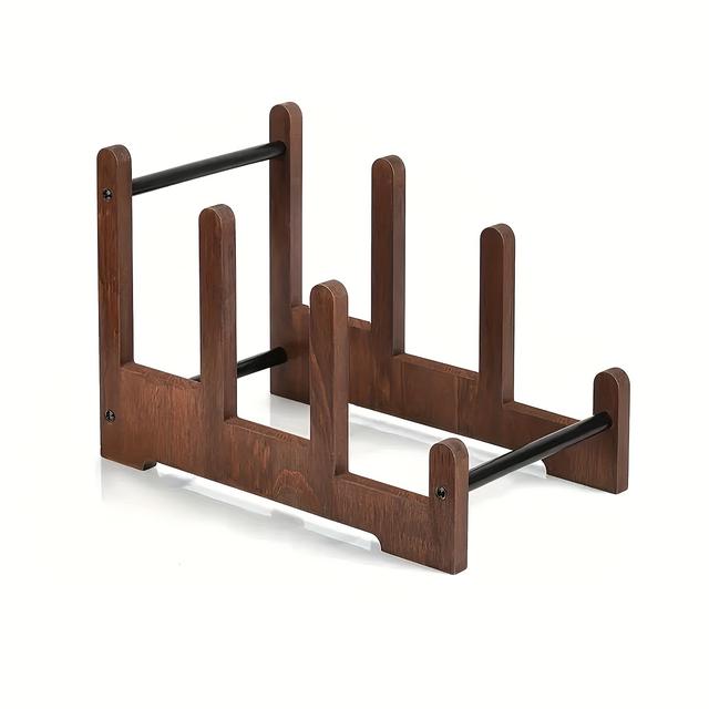 TEMU Vinyl Record Stand, 3-level Storage For 60 Lps, Wooden Organizer For Albums And Magazines, Standing Shelf, Standing Shelf