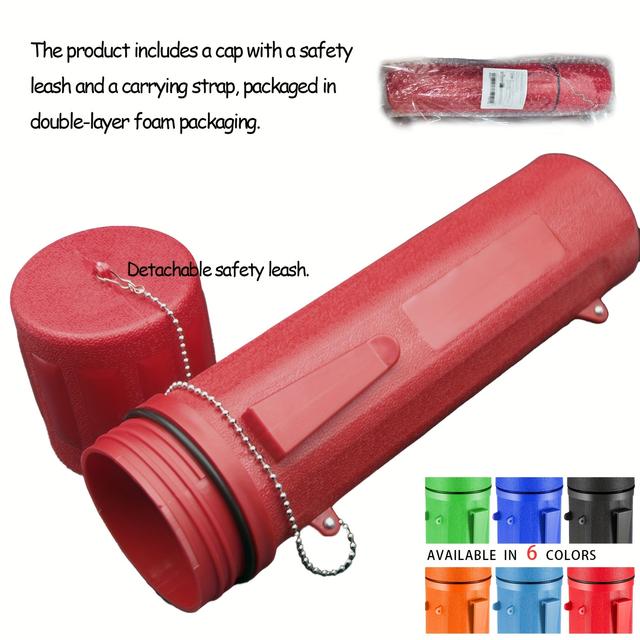 TEMU 4인치 스틱 전극 보관 튜브 - 방풍 및 방수 용접봉 거치대 및 용접봉 캐니스터 용기 (빨간색), 전극 보관 탱크, 방습 전극 보관 탱크 및 휴대용 방습 전극 실린더