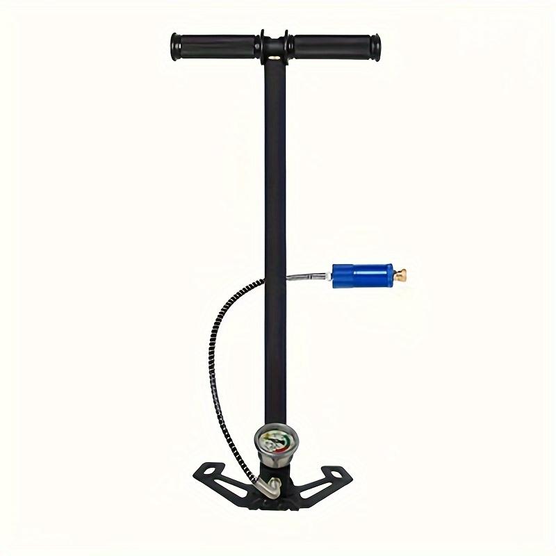 TEMU Pompe à air manuelle haute pression 30Mpa, pompe à main pour bouteille de plongée, bouteille PCP, pneus de moto et de voiture