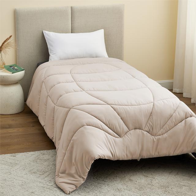 TEMU 【通気性メッシュ素材】軽量布団デザインの冬用シングル寝具。冬の快適さに最適 | コーナータブ付きの心地よい掛け布団で、安眠を楽しめ、ギフトにも最適