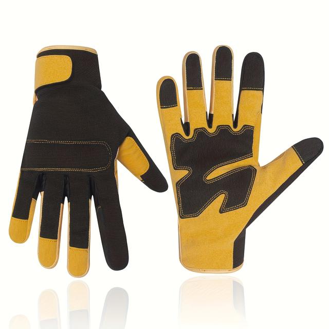 TEMU A Pair Of Full Finger Gloves, Comfortable And , Lightweight And Breathable, Suitable For Men And Women, In Multiple Sizes (s-xl)