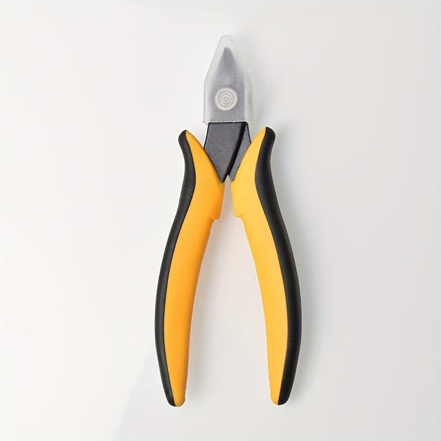 TEMU 1pc Electronic Pliers, Diagonal Pliers, Needle-nose Pliers, Two-color Handle Electronic Fine-edge Wire Cutting Pliers