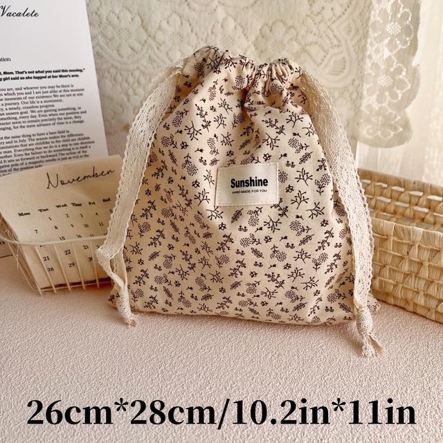 TEMU 1pc Drawstring Storage Bag, Multifunctional For Storage, Supplies