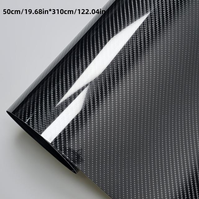 TEMU 6d Real Carbon Fiber Carbon Fiber Vinyl Sticker Car Modification Film Electric Car Wrapping Vinyl Sticker Car Hood Color Change Film