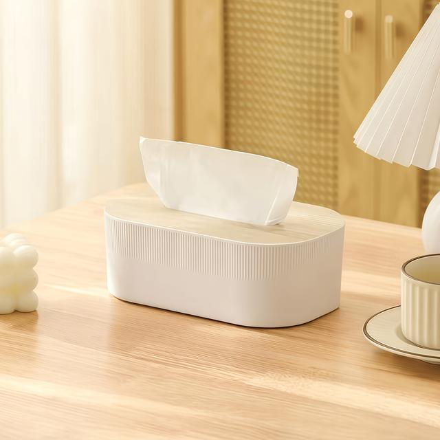 TEMU Bogenförmige Seidenpapierbox mit Musterdeckel | Großer Handtuchspender, Öl-gegerbter Abschluss, geeignet für Badezimmer, Schlafzimmer, Wohnzimmer, Studentenwohnheim - Marke ZXF