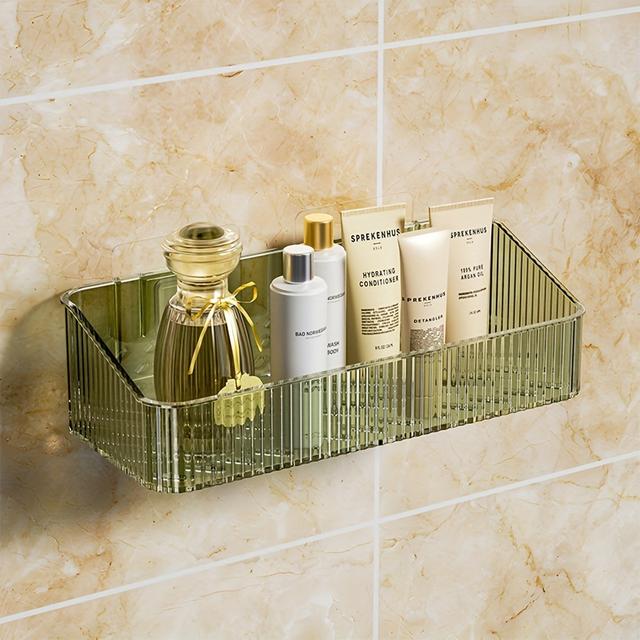 TEMU Light Luxury Bathroom Storage Rack, Washstand Organizer, Multifunctional Drainage Rack, And Aromatherapy Storage Box