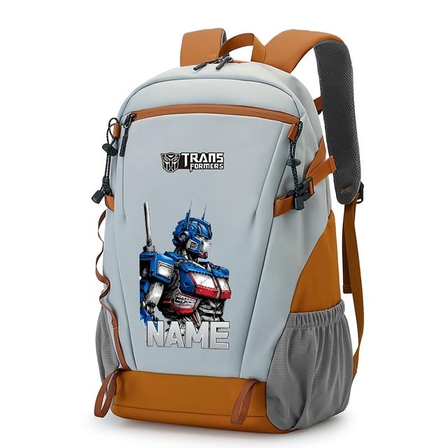 TEMU Transformers Personalizado. Optimus Prime Regalo de San Valentín, Combinación Moderna, Diseño Elegante, Adecuado para Mochilas de Viaje al Aire Libre, Mochilas de Moda, Multiusos