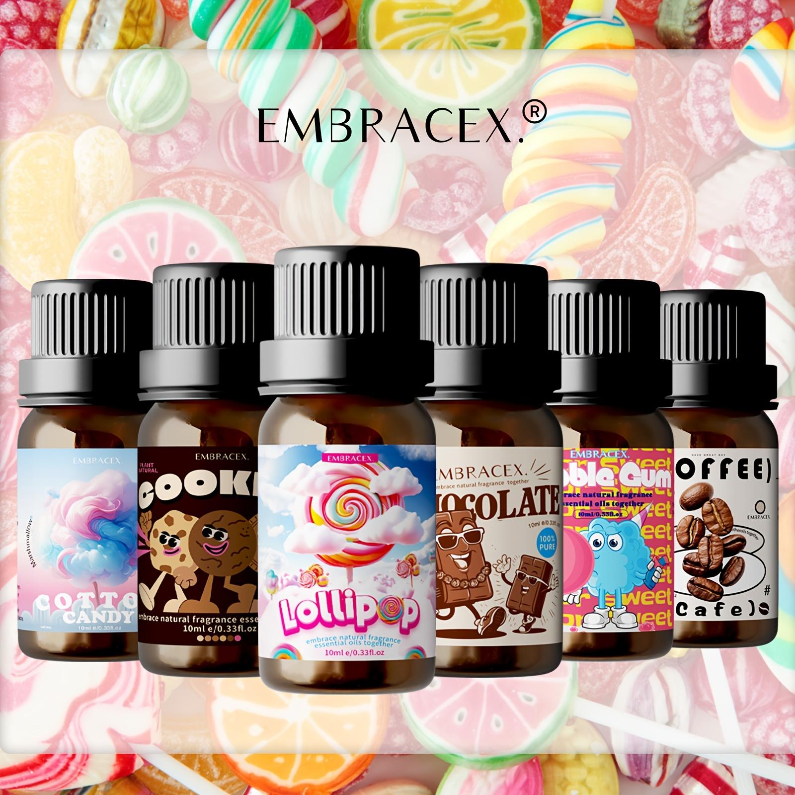TEMU Of Essential Oil Blend For Skin Care, Bath, And Massage Featuring Bubble Gum, Marshmallow, Cookie, Coffee, Chocolate, And Lollipop Scents In 6pcs/3pcs Packaging