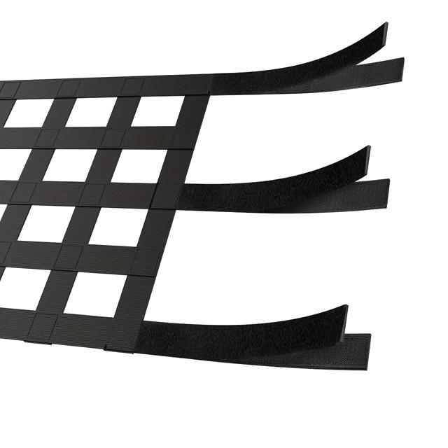 TEMU JEEP YJ TJ JK JKU JL JLU JT用メッシュカーゴネットハンモック ルーフトップネット 1987-2024年式アクセサリー（ブラック）