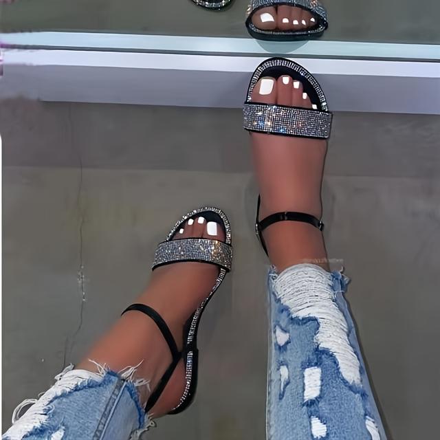 TEMU Sandali estivi , e con strass, scarpe da donna