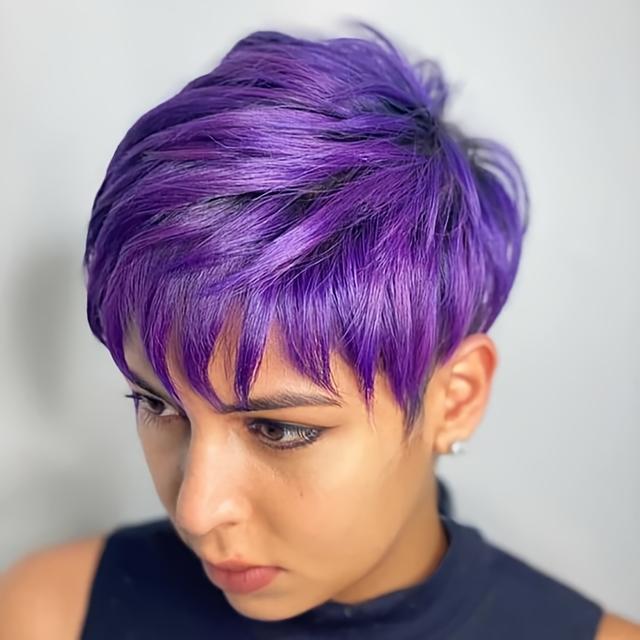 TEMU Nicelatus Women' Short Synthetic Wig With -looking Straight Hair - Dense Suitable For Women For Quick Hairstyles, For Halloween, Christmas Parties & Music Festivals