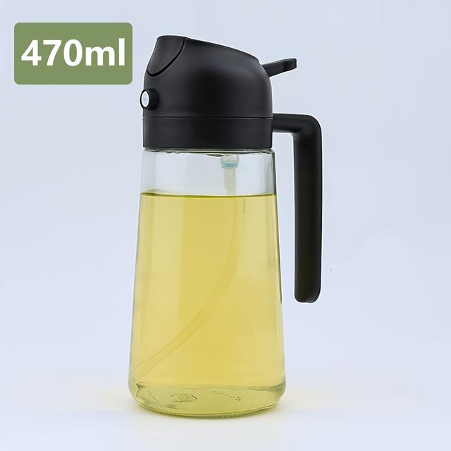 TEMU Oil Sprayer And Dispenser: Portable Kitchen Bottle With Precision Nozzle For , Perfect For Cooking, Salads, And Grilling