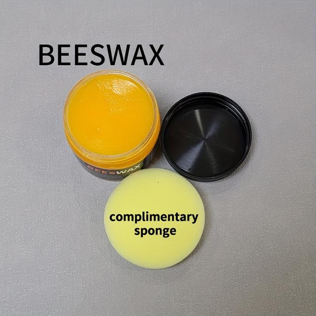 TEMU Premium Beeswax Wax - 2.71oz | Hardwood Floor & Furniture Maintenance | Brightens & Protects | Ideal For & More